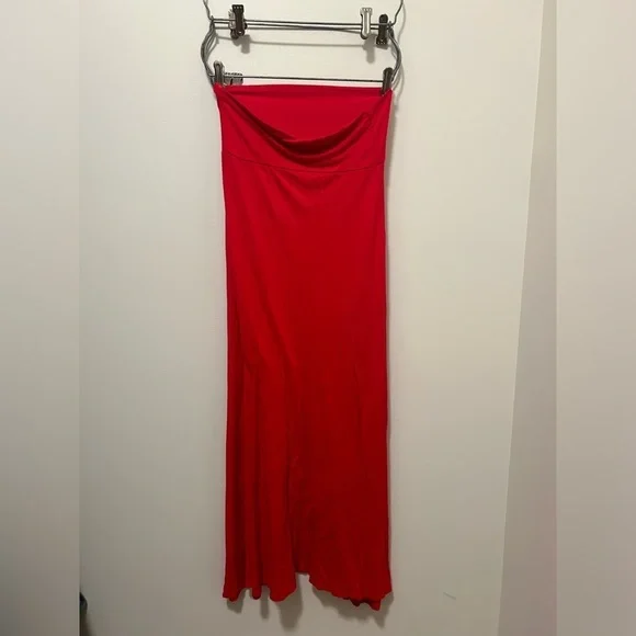 charlotte russe xs red long skirt! - Picture 1 of 3